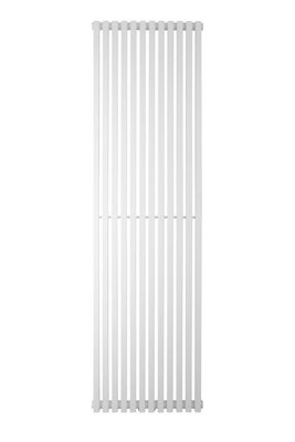 Вертикальний трубчастий радіатор Quantum 1 H-1800 мм, L-485 мм Betatherm BQ 1180/12 9016М 99 фото