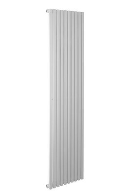 Вертикальний трубчастий радіатор Quantum 1 H-1800 мм, L-405 мм з боковим підключенням BQ 1180/10 9016М 34 фото