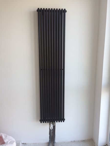 Дизайнерский радиатор Praktikum 1 H-1800 мм, L-387 мм Betatherm PV 1180/10 9005М 99 фото