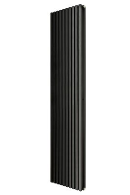 Дизайнерский трубчатый радиатор Quantum 2 H-1800 мм, L-405 мм Betatherm BQ 2180/10 9005M 99 фото
