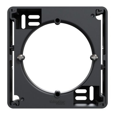 Коробка для зовнішнього монтажу одиночна, Чорний, Sedna Design SDD114901 SDD114901 фото