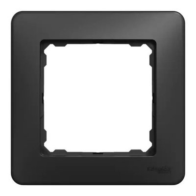 Рамка 1-постова, Чорний, Sedna Design SDD314801 SDD314801 фото