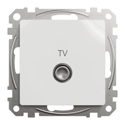 Розетка TV кінцева, 4дБ, Білий, Sedna Design SDD111471 SDD111471 фото
