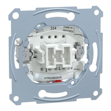 Кнопочный выключатель одноклавишный, механизм, Merten MTN3150-0000 MTN3150-0000 фото