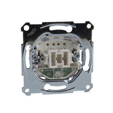 Кнопочный выключатель одноклавишный с подсветкой, механизм Merten MTN3160-0000 MTN3160-0000 фото